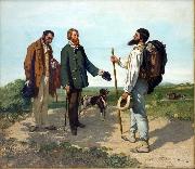 Gustave Courbet La rencontre oil painting artist